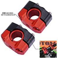 FastPro - Abrazadera universal- elevadora- para manillar de motocicleta de 22 mm y 28 mm